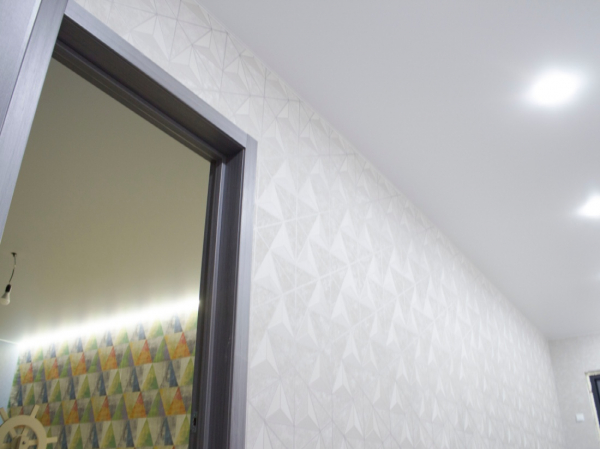 фото натяжных потолков в прихожую